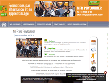 Tablet Screenshot of mfr-puyloubier.com